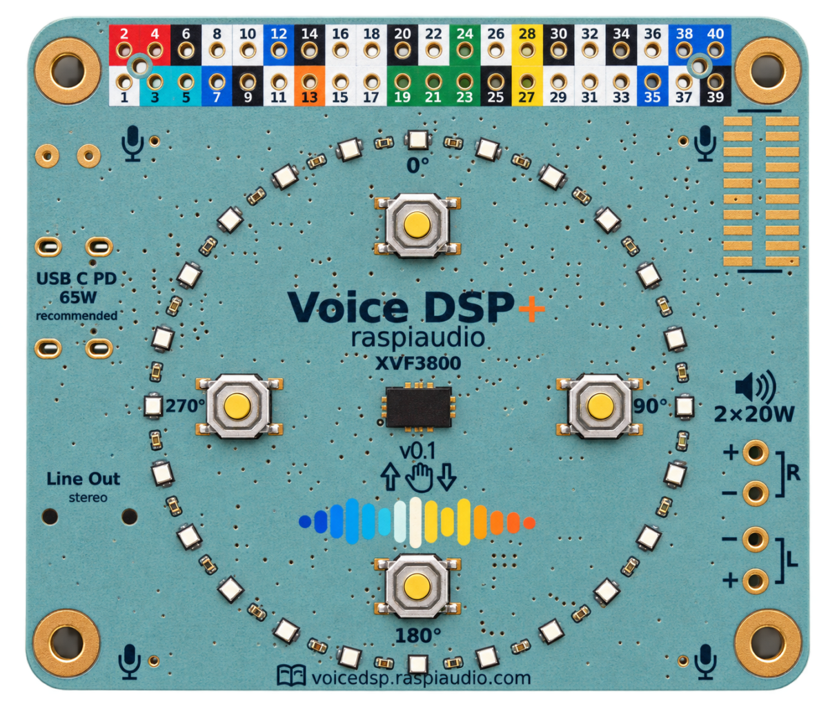 Voice DSP+ Core Board front - product visualization